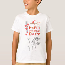 Sött kärlekspar t shirt