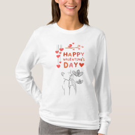 Sött kärlekspar t shirt