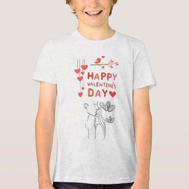 Sött kärlekspar  t shirt (Framsida)