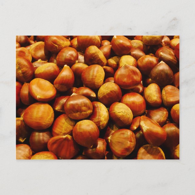 Sött kastanjeport vykort (Framsida)