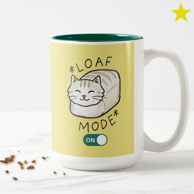 Sött Katt Doodle Lutfyllnad Läge PÅ Meme Mugg (Skapare uppladdad)
