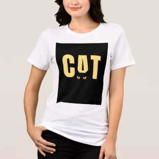 Sött katt-emoji kvinnors vita halvärmad t-shirt