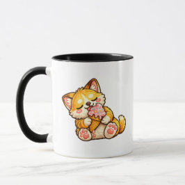 Sött Katt Glass Mugg