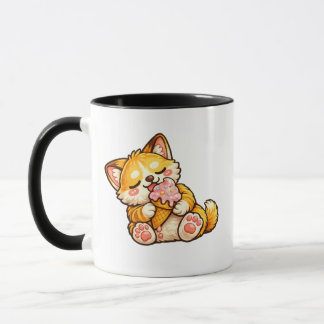 Sött Katt Glass Mugg