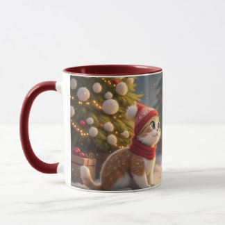 sött katt julmugg mugg