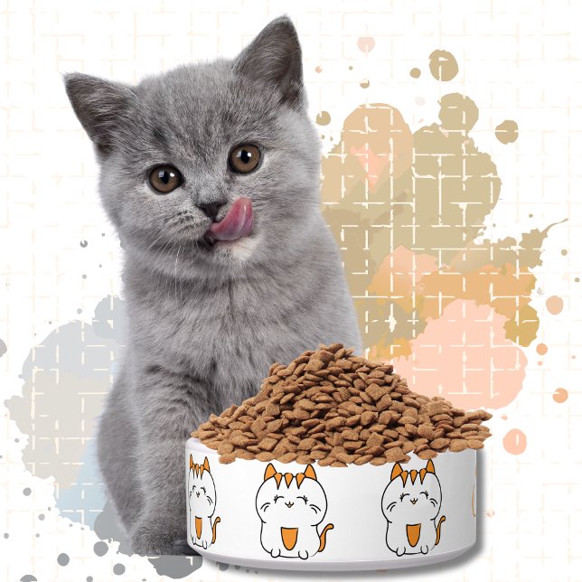 Sött katt  poster (Check out a our cat bowl)