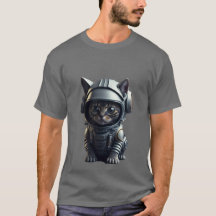 sött katt som bär astronautuniform