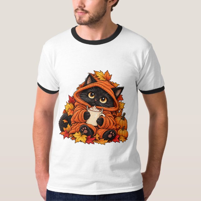 Sött katt t shirt (Framsida)