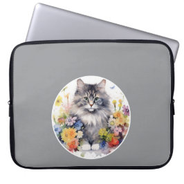 Sött katt-tema, Ditt husdjurs foto Laptop Fodral