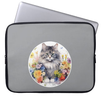 Sött katt-tema, Ditt husdjurs foto Laptop Fodral