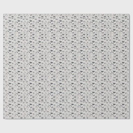 Sött Kattansikte & Fiskbensmönster - Barn Design Presentpapper