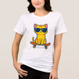Sött kattdesign – Bedårande konstverk  T Shirt