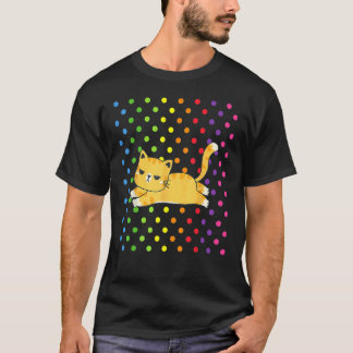 Sött kattkafé t shirt