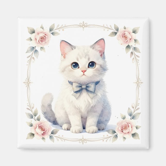 sött kattmagnet magnet (Framsidan)