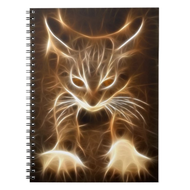 Sött Kattunge Anteckningsbok Med Spiral (Framsidan)