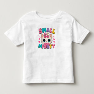 🐱 Sött Kattunge Grafisk Tecknad Hjärtbåge För Fli T Shirt