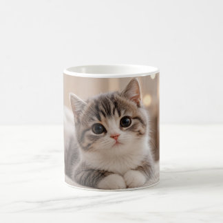Sött Kattunge Mugg Design | Bedårande Katt Kaffe M