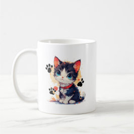 Sött kattunge-mugg kaffemugg
