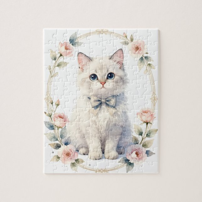 sött kattunge pussel (Vertikal)