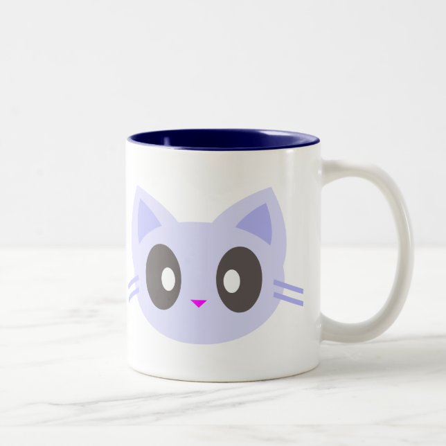 sött kattunge Två-Tonad mugg (Höger)