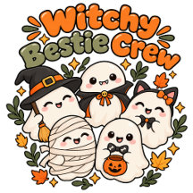 Sött Kawaii Häxa Vampyr Mumie Spöke Kostym