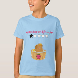 Sött kawaii kapibarer serie design t shirt