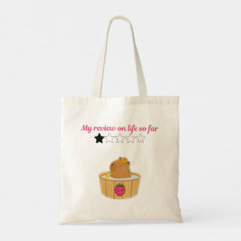 Sött kawaii-kaviarserie-design tygkasse