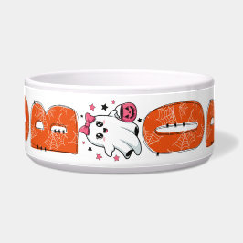 Sött Kawaii-spöke “Boo” Halloween-design