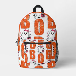 Sött Kawaii-spöke “Boo” Halloween-design
