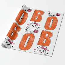 Sött Kawaii-spöke “Boo” Halloween-design