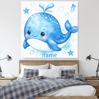 sött kawaii valdesign canvastryck