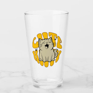 Sött Kitty Glas Kopp