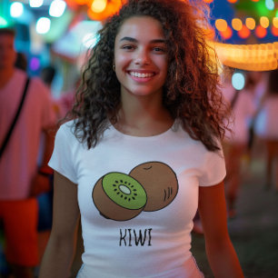 sött kiwi grönt sommarestetiskt t shirt