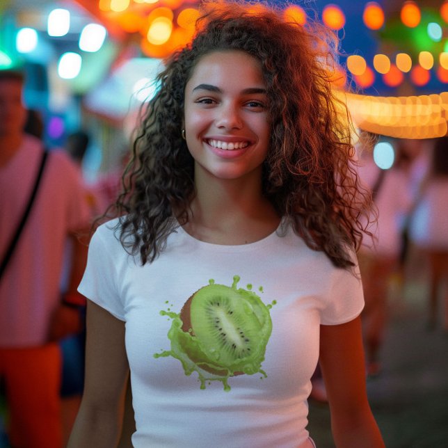 sött kiwi grönt sommarestetiskt t shirt (Skapare uppladdad)