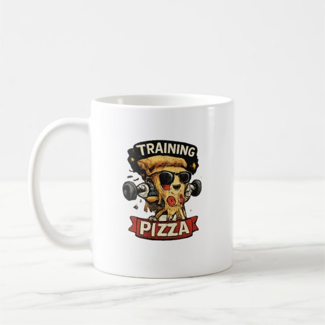 Sött konstigt humor grafisk kaffemugg (Vänster)