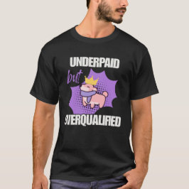 Sött kontorsarbetarhumor-design t shirt