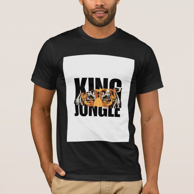 Sött kung lejon design  t shirt (Framsida)