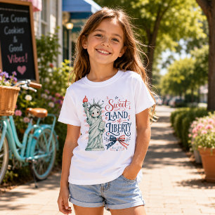 Sött land av frihet 4:e juli t shirt
