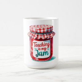 Sött Lärare Tillbaka Till Skolan Present Kaffemugg