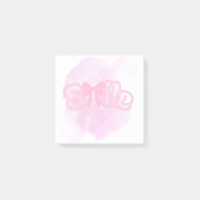 Sött leende  post-it block (Framsida)