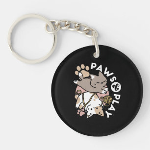 Sött lekfullt kattdesign – Roliga tassar och lekko
