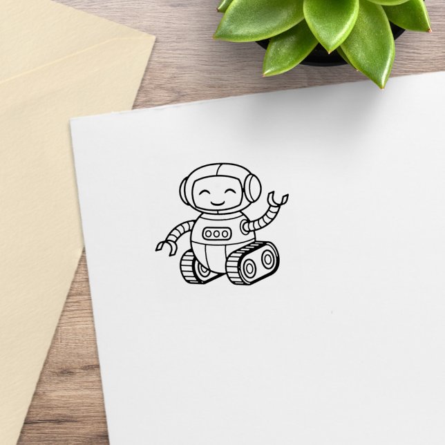 Sött leksaksrobot 1x1 stämpel (Skapare uppladdad)