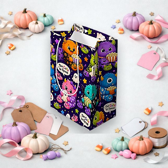 Sött lila serie monster Halloween (Skapare uppladdad)