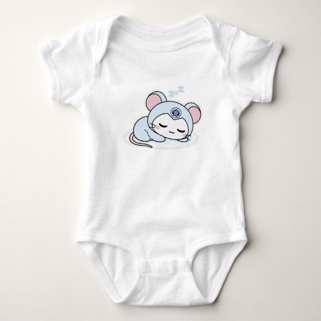 Sött litet älskligt mus t shirt (Framsida)