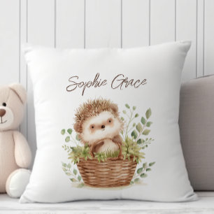 Sött Litet Igelkott Ny Baby Shower Nursery Present Kudde