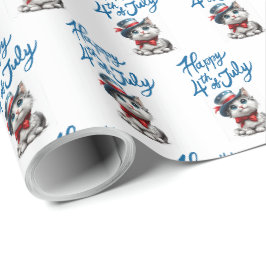 Sött litet kattunge Gott nationaldagsfirande prese Presentpapper
