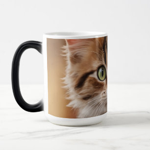 Sött litet kattunge magisk mugg