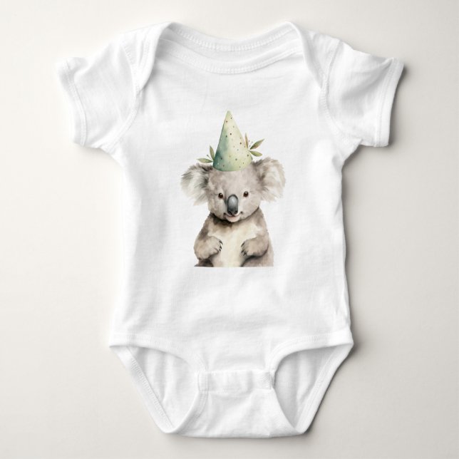 Sött litet koalabarn t shirt (Framsida)