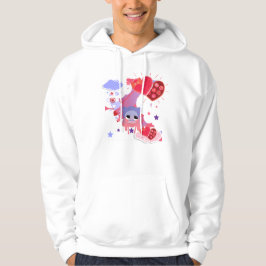 Sött litet monster Söt choklad kärlek Hoodie