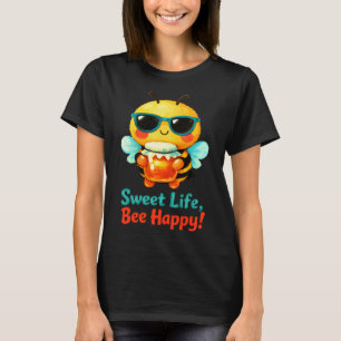 Sött Liv Bina Glad Söt Bihonung Puns T Shirt